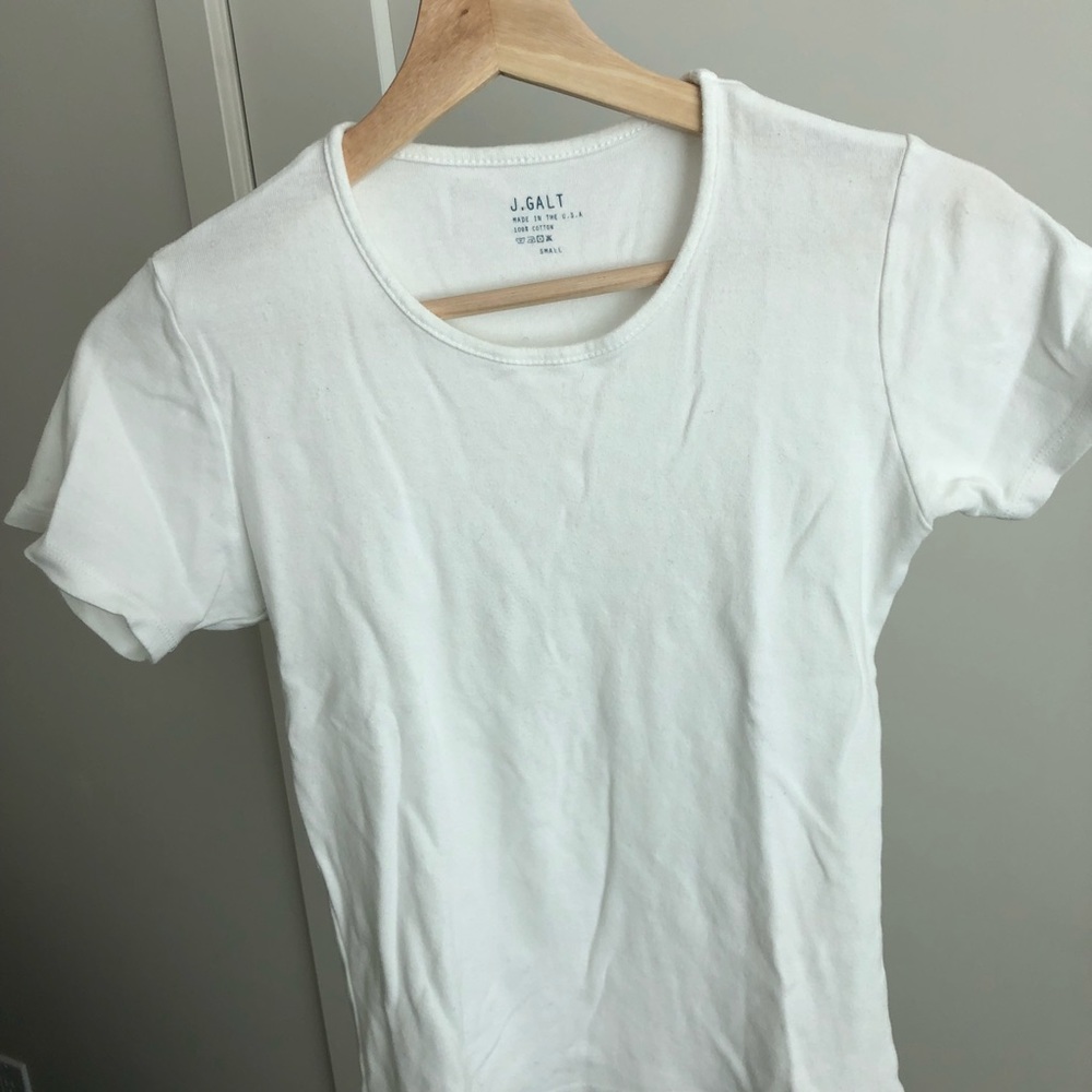 Brandt Melville J. Galt White Short Sleeve
